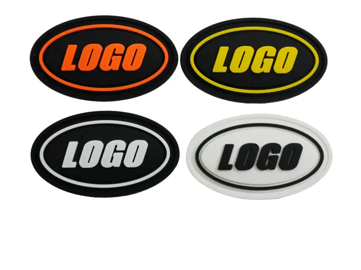 3D rubber PVC logo patches