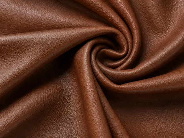 Cowhide leather swatch