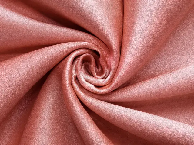 Pearlescent fabric swatch