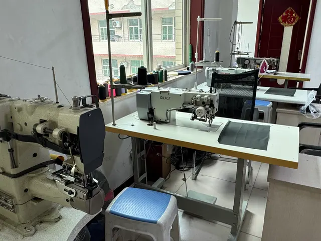 Sample sewing machine in the Senszx pattern room