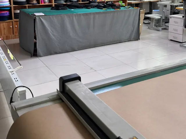 Webbing and trim library in the sample room