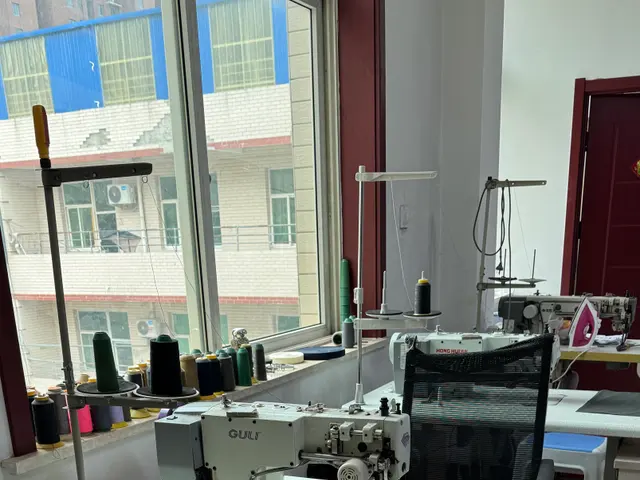 Pattern maker building a sample