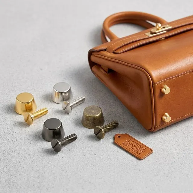Zinc alloy metal bag feet studs