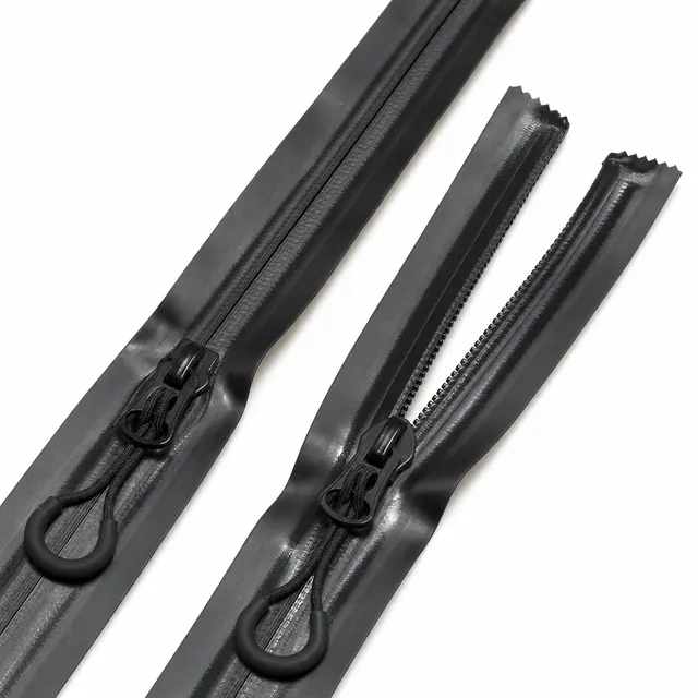 Waterproof TPU coated reverse coil zipper