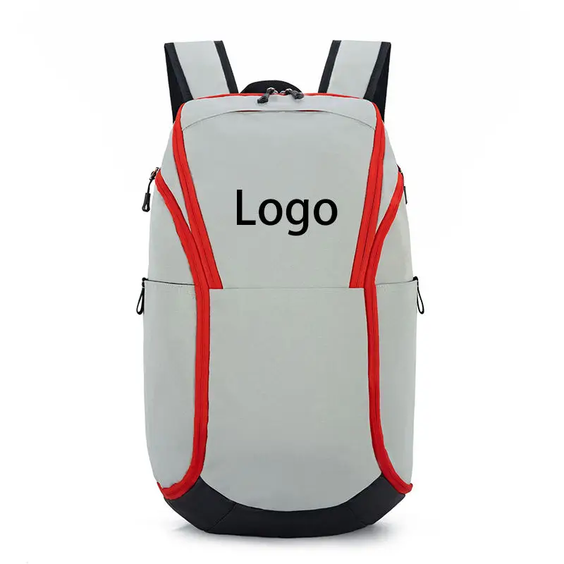 Basketball backpack with ball net