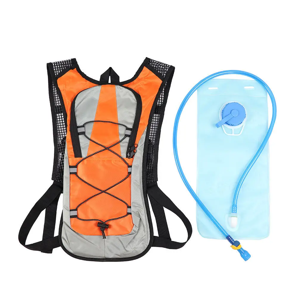 Hydration pack with bladder sleeve
