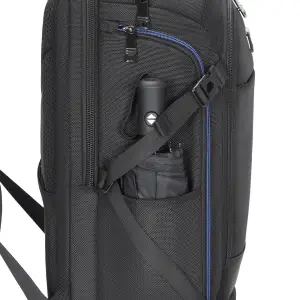 Stretch mesh side bottle pocket