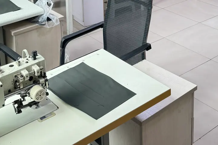 Pattern designer working on backpack CAD patterns